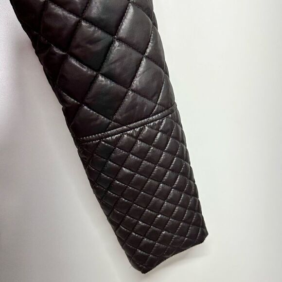 Via Spiga Black Quilted Zip Up Jacket Size XS - Picture 7 of 11